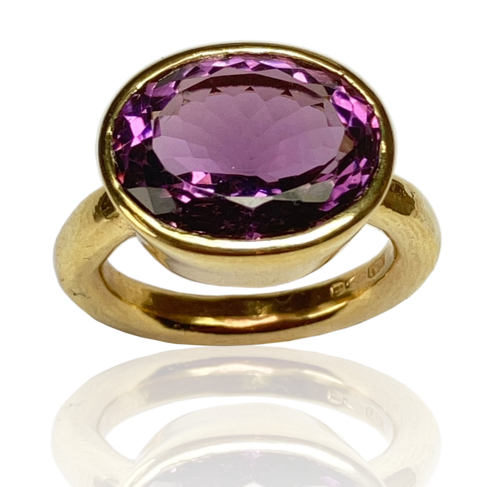 Amethyst Druzy Power Piece Ring - Nvision