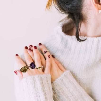 Buy the Falling Baby North Star Ring from British Jewellery Designer  Daniella Draper – Daniella Draper UK